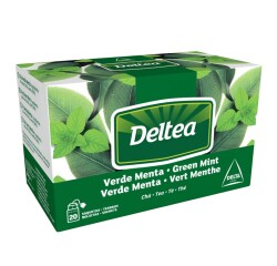 Infusión Té Verde Menta Deltea - Estuche de 20 unidades