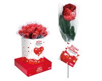 Rosas de chocolate 18 g- Paquete de 20 unidades