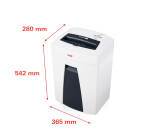 Destructora de documentos HSM SECURIO C18, nivel de seguridad 5, corte en partículas, 7 hojas
