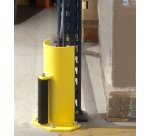 Protection échelle de rack avec guidage "roulettes"