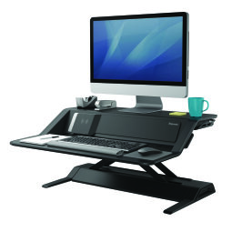 Estación de trabajo Sit-Stand Lotus™ DX Fellowes Negro