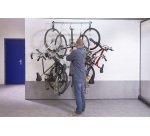Support 5 vélos coulissant mural