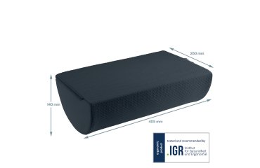 Reposapiés de escritorio Active Ergo Cosy, gris
