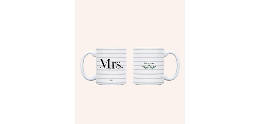 Taza "Mrs" 350ml, cerámica 
