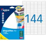 Étiquettes adresses 8 x 20 mm Agipa 114017 - Boîte de 2304