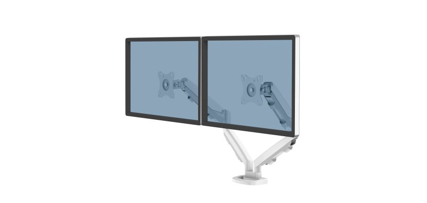 Brazo para monitor doble Eppa™ Blanco Fellowes
