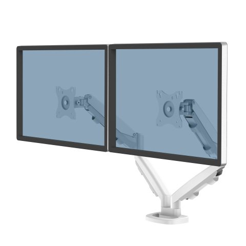 Brazo para monitor doble Eppa™ Blanco Fellowes