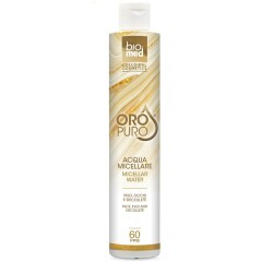 Anti-aging micellar water with pure colloidal gold 60 ppm Biomed Oro Puro - 250 ml bottle