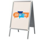 Porta carteles para suelo A-frame A1 Nobo Premium Plus