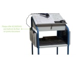 Plaque en tôle pour pupitres