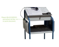 Plaque en tôle pour pupitres