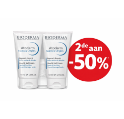 Bioderma atoderm creme mains et ongles duo 2x50ml 2e-50%
