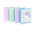 Protège-documents personnalisable 40 pochettes - 80 vues - A4 - polypropylène  RAINBOW PASTEL VIQUEL - Coloris assortis