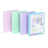 Protège-documents personnalisable 40 pochettes - 80 vues - A4 - polypropylène  RAINBOW PASTEL VIQUEL - Coloris assortis