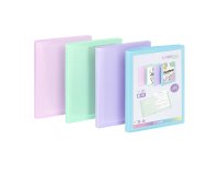 Protège-documents personnalisable 40 pochettes - 80 vues - A4 - polypropylène  RAINBOW PASTEL VIQUEL - Coloris assortis