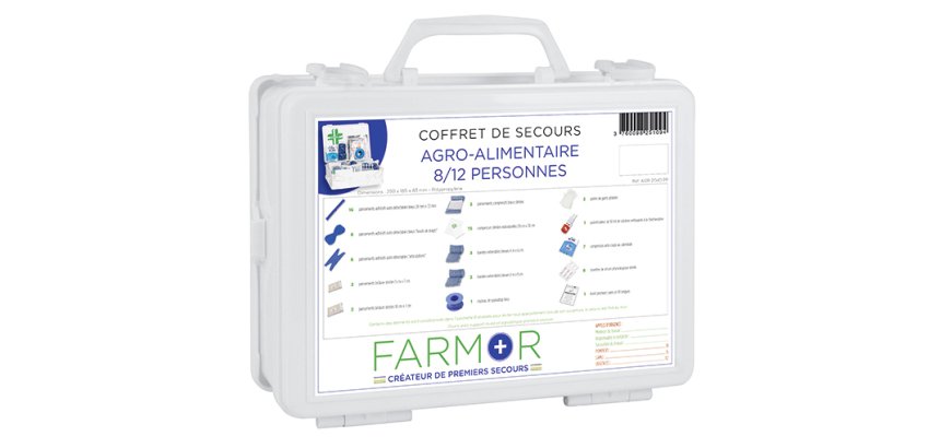 Coffret de secours Agro-Alimentaire 8/12 personnes