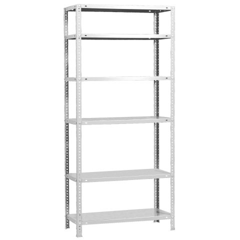 Estantería Simon comfort 6/400 blanco 200 x 90 x 40 cm