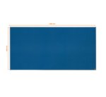 Tablero de anuncios de fieltro Nobo Essence de 2400x1200 mm