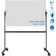 Tableau blanc rotatif émaillé UNITE PLUS 100x200cm - Legamaster