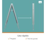 Porta carteles para suelo A-frame A1 Nobo Premium Plus