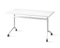 Inklapbare tafel POLLY, L.140 x D.70 cm, wit blad