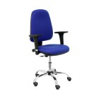 Silla Socovos bali azul brazos regulables cromado