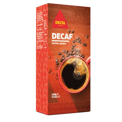 Café Soluble descafeinado 2g Delta -Paquete de 50 unidades