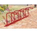 Range 4 vélos pour antivol U : roue avant et cadre