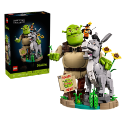 Shrek, Donkey & Puss in Boots
