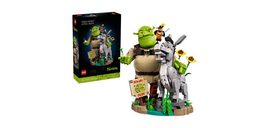 Shrek, Donkey & Puss in Boots
