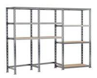 Rayonnage MODULO - Module 3 étagères - 10 plateaux