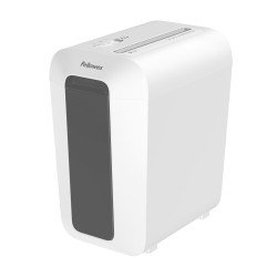 Destructora Trituradora de documentos Fellowes LX65 corte en partículas 11,5L P-4 blanca