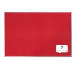 Tablero de anuncios de fieltro Nobo Essence de 1800x1200 mm