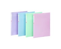Chemise à élastiques 3 rabats A3 - RAINBOW PASTEL VIQUEL - Coloris assortis