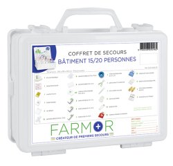 Coffret de secours Bâtiment 15/20 personnes