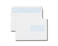 Enveloppe blanche 162 x 229 mm GPV 90 g avec fenêtre 45 x 100 mm blanche - Boîte de 500