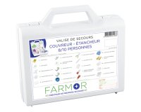 Valise de secours Couvreur & Étancheur 8/10 personnes