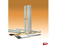 Couvre-livre adhésif repositionnable en rouleau Apli - 1 x 10 m