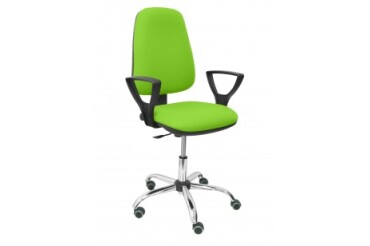 Silla Socovos bali amarillo brazos fijos