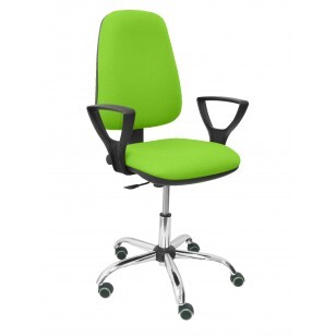 Silla Socovos bali amarillo brazos fijos - Pistacho