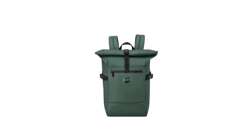 Delsey Elements - Sac à dos roll top vert