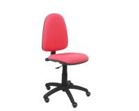 Silla Ayna bali  ruedas de parquet - Rojo