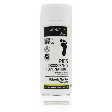 Desodorante Alumbre Polvo Pies 100g Labnatur Bio