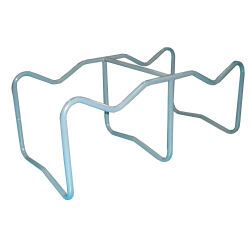 Support de soutirage acier peint 2 fûts 600 kg 60 à 220 L 590 x 1127 x 470 mm