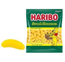 Gominolas Haribo Sweet Bananas Maxipack - Bolsa 1 Kg
