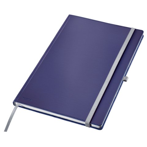Cuaderno Leitz Style A4 rayado con tapa dura - 100 - Rayas - Azul