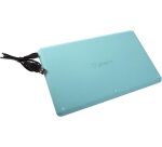 Silver HT Teclado inalambrico color Blanco y Azul
