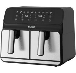 Freidora Aire Doble Leviter Solac