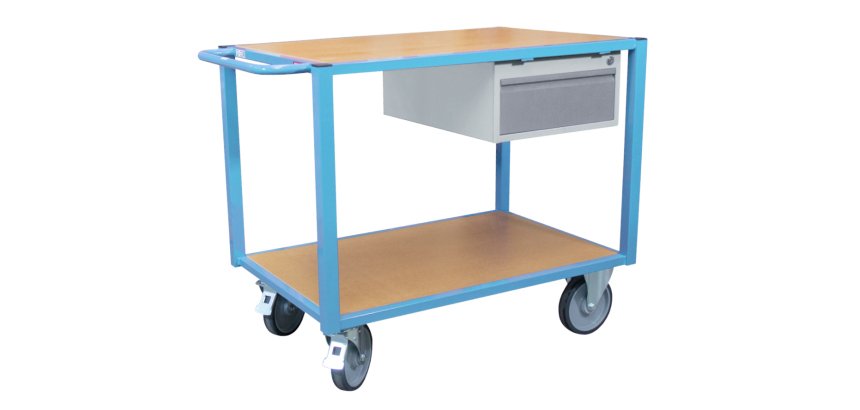Servante établi équipée 1 tiroir 500 kg roue TPE
