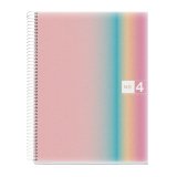 Cahier spirale Notebook Miquelrius Aurora West Bay A4 - petits carreaux - 240 pages